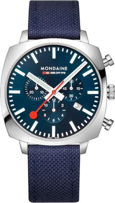Mondaine Grand Cushion Quartz MSL.41440.LD.SET (+ spare strap)