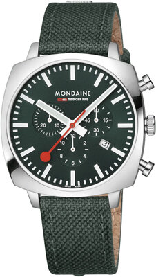 Mondaine Grand Cushion Quartz MSL.41460.LF.SET (+ spare strap)