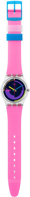 Swatch Neon Pink Podium SO28K111