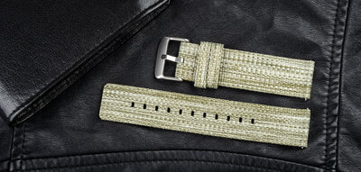 Nylon strap Ricardo 22mm (for Garmin Venu 3, Forerunner 265, Vivoactive 4 etc.), green, Quick Release