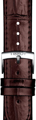 Brown leather strap Tissot T852.043.013