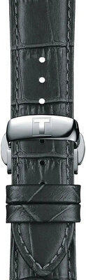 Grey leather strap Tissot T852.045.750