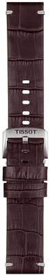 Leather strap Tissot T852.046.773 22mm, Brown, Quick Release