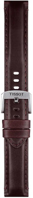 Leather strap Tissot T852.046.836 20mm, Brown, Quick Release