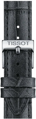Leather strap Tissot T852.047.924 16mm, Grey, Quick Release