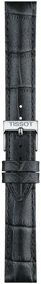 Leather strap Tissot T852.047.924 16mm, gray, Quick Release