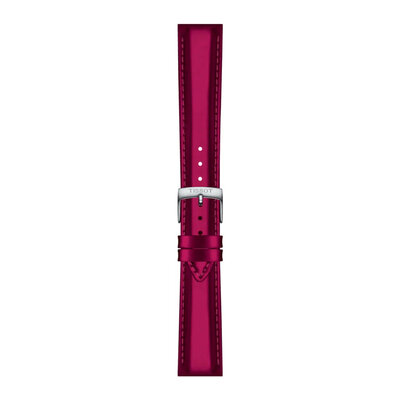 Leather strap Tissot T852.048.152 18mm, red, Quick Release
