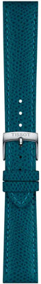 Leather strap Tissot T852.049.059 18mm, Blue, Quick Release