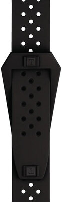 Rubber strap Tissot Sideral T852.048.857 20mm, black, Quick Release