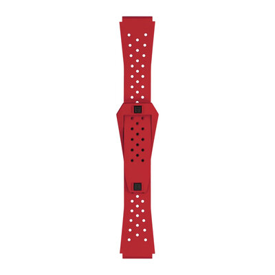 Rubber strap Tissot Sideral T852.048.860 20mm, Red, Quick Release