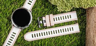 Silicone strap Ricardo 18mm (for Garmin Venu 2S, Vívoactive 4S, Forerunner 265S, Venu 3S etc.), colorful, Quick Release