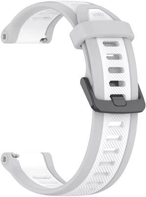 Silicone strap Ricardo 22mm (for Garmin Venu 3, Forerunner 265, Vivoactive 4 etc.), gray, Quick Release