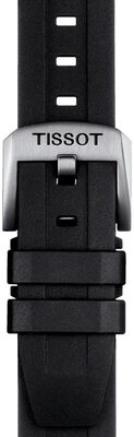 Silicone strap Tissot T852.044.545 20mm, black, Quick Release
