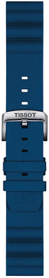 Silicone strap Tissot T852.047.175 22mm, Blue, Quick Release