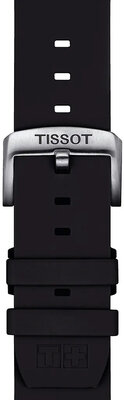 Black silicone strap Tissot T852.047.179