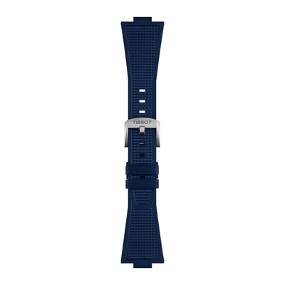 Silicone strap Tissot T852.049.050 (for the model Tissot PRX 40mm), Blue, Quick Release