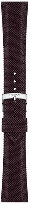Textile strap Tissot T852.048.181 21mm, Brown, Quick Release
