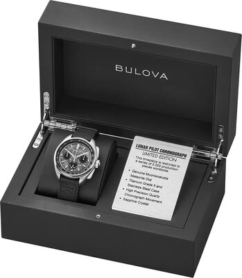 Bulova Lunar Pilot Chronograph 96A312 Meteorite Limited Edition 5000pcs