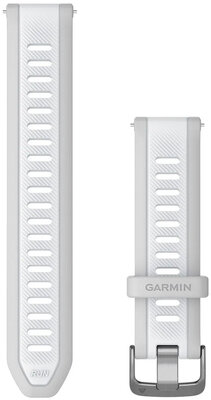 Silikonový řemínek Garmin 20mm (pro Forerunner 165, Venu, Vívoactive 5 aj.), bílý, Quick Release, 010-11251-AH