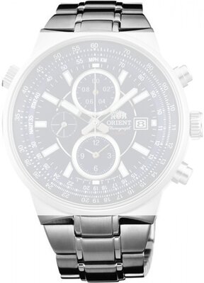 Steel bracelet Orient PDFDSSS 26mm (for the model TT15), Silver