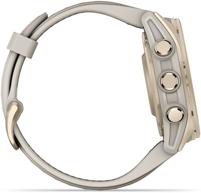 Garmin Fenix 8 AMOLED 43 mm, Sapphire Soft Gold Stainless Steel Fog Gray