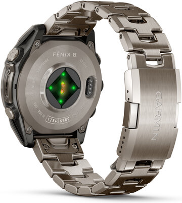 Garmin Fenix 8 AMOLED 47 mm, Exclusive Titanium Graphite Titanium Band (Premium) (+ extra strap)