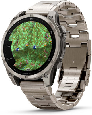 Garmin Fenix 8 AMOLED 47 mm, Exclusive Titanium Graphite Titanium Band (Premium) (+ extra strap)