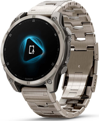 Garmin Fenix 8 AMOLED 47 mm, Exclusive Titanium Graphite Titanium Band (Premium) (+ extra strap)