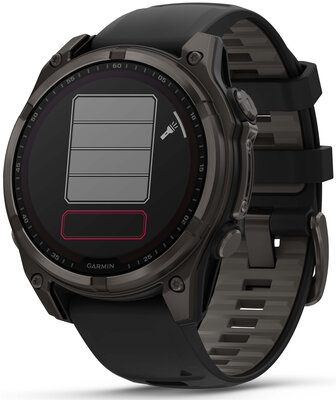 Garmin Fenix 8 SOLAR 47 mm, Sapphire Carbon Gray DLC Titanium Black