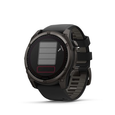 Garmin Fenix 8 SOLAR 51 mm, Sapphire Carbon Gray DLC Titanium Black