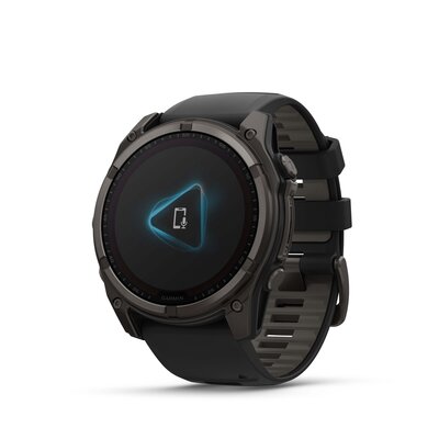 Garmin Fenix 8 SOLAR 51 mm, Sapphire Carbon Gray DLC Titanium Black