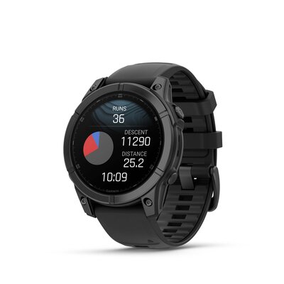 Garmin Fenix E Stainless Steel Carbon Gray