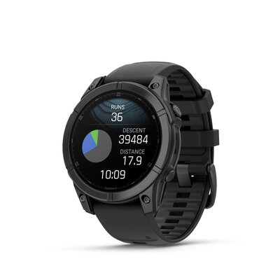 Garmin Fenix E Stainless Steel Carbon Gray