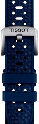 Rubber strap Tissot T852.049.963 20mm, blue