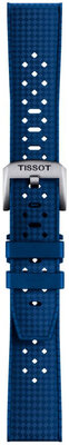 Rubber strap Tissot T852.049.963 20mm, Blue, Quick Release