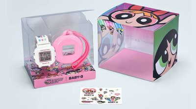 Casio Baby-G + Plus BGD-10KPP-7ER The Powerpuff Girls Collaboration