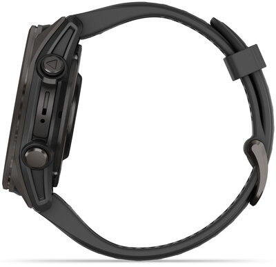 Garmin Fenix 8 AMOLED 43 mm, Sapphire Carbon Gray DLC Titanium Black