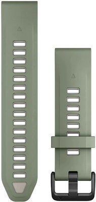 Silikonový řemínek Garmin 20mm, Willow/Fog Gray, QuickFit, 010-13391-02