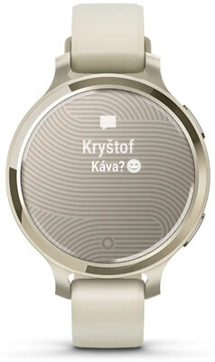 Garmin Lily 2 Active Lunar Gold / Bone Silicone Band