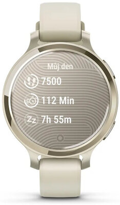 Garmin Lily 2 Active Lunar Gold / Bone Silicone Band