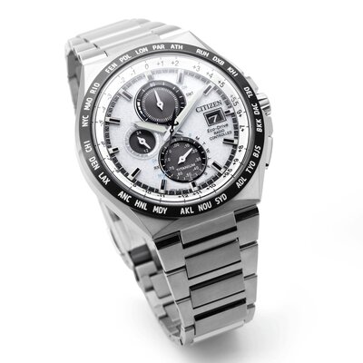 Citizen Sports Eco-Drive Super Titanium Radio Controlled Chronograph AT8238-84A