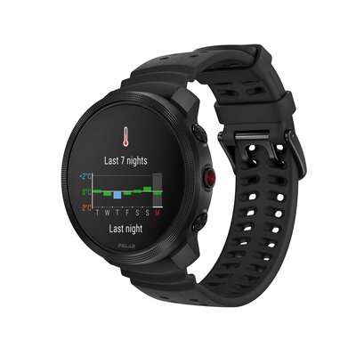 Polar Vantage M3 Night Black, Size S-L