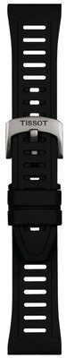 Silicone strap Tissot T852.049.249 21mm, black (size XS), Quick Release