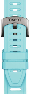 Silicone strap Tissot T852.049.329 21mm, blue