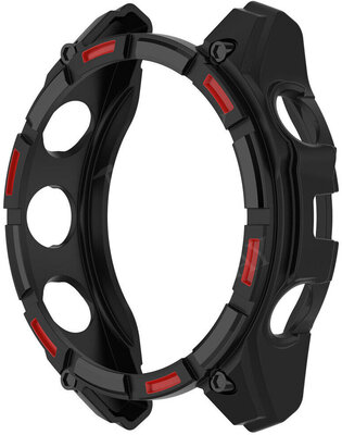 Protective cover (for Garmin Enduro 3), silicone, red and black