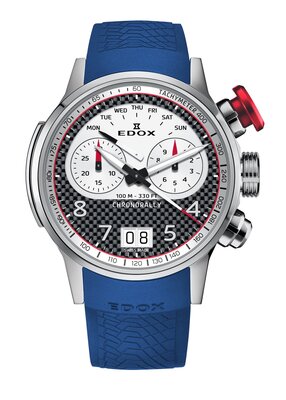 Edox Chronorally Chronograph 45 38003-tinrcanbr BMW Limited Edition 600pcs (+ 4 spare straps)