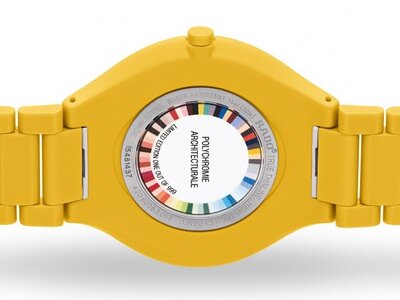 Rado True Thinline Les Couleurs Le Corbusier Sunshine Yellow Quartz R27093632 Limited Edition 999pcs