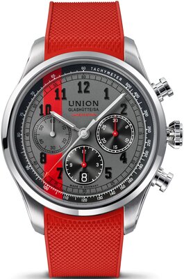 Union Glashütte Belisar Chronograph D009.427.16.082.09 Speedster 2024 Limited Edition 388pcs (+ replacement strap)