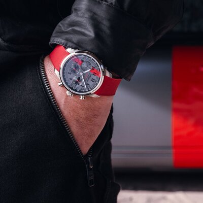 Union Glashütte Belisar Chronograph D009.427.16.082.09 Speedster 2024 Limited Edition 388pcs (+ replacement strap)