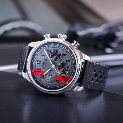 Union Glashütte Belisar Chronograph D009.427.16.082.09 Speedster 2024 Limited Edition 388pcs (+ replacement strap)